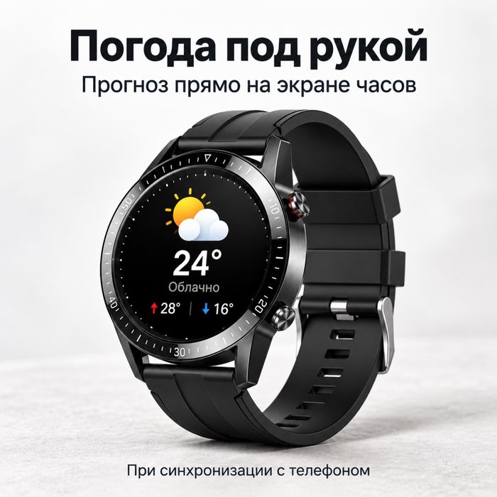 Смарт-часы с Bluetooth-звонками и уведомлениями