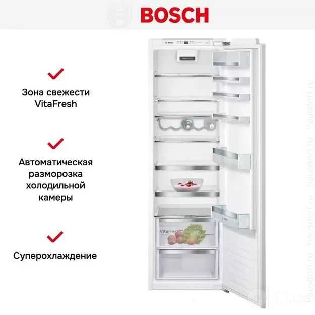 Bosch Холодильник Встраиваемый холодильник Bosch KIR81AFE0, белый