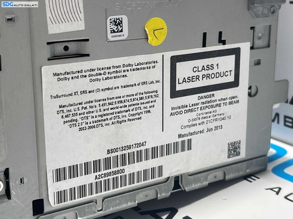 Navigatie Columbus RNS510 Radio CD Player Skoda Superb 2 2008 - 2015 Cod 3T0035686C A2C89858800