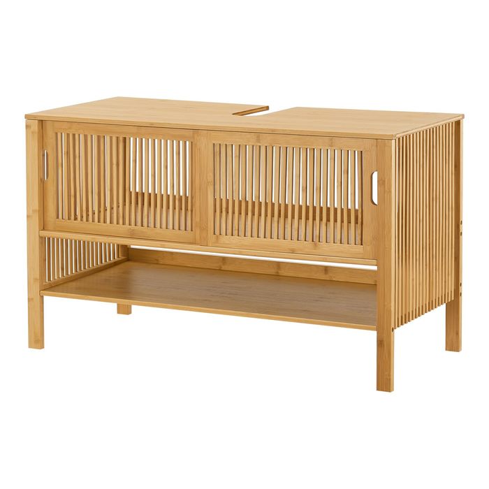 Dulap qiuveta mica, en.casa, , 60 x 100 x 45 cm, bambus, natur, mon