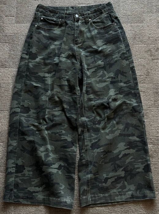 Джинсы камуфляжные