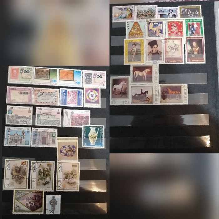 Марки 370 шт + альбом