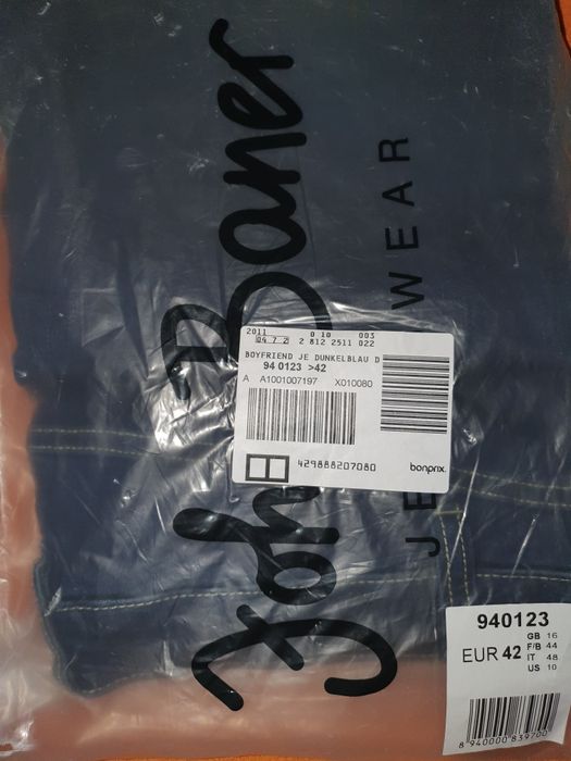 Blugi boyfrend Bonprix mar 42 noi cu eticheta