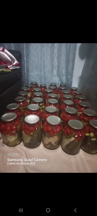 Мариную огурцы помидоры и т.д