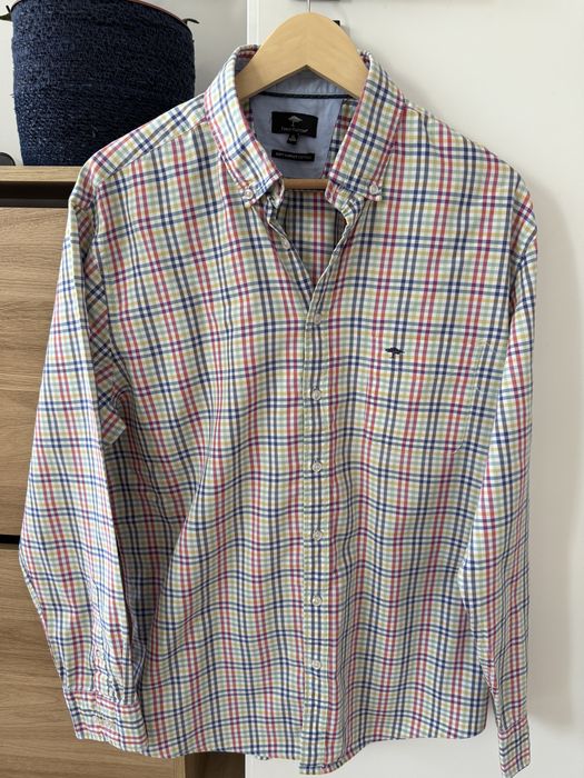 Camasa FYNCH HATTON Maneca Lunga Carouri Barbati | Marime XL