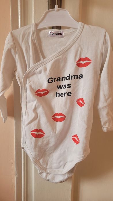 Боди Grandma was here, размер 74
