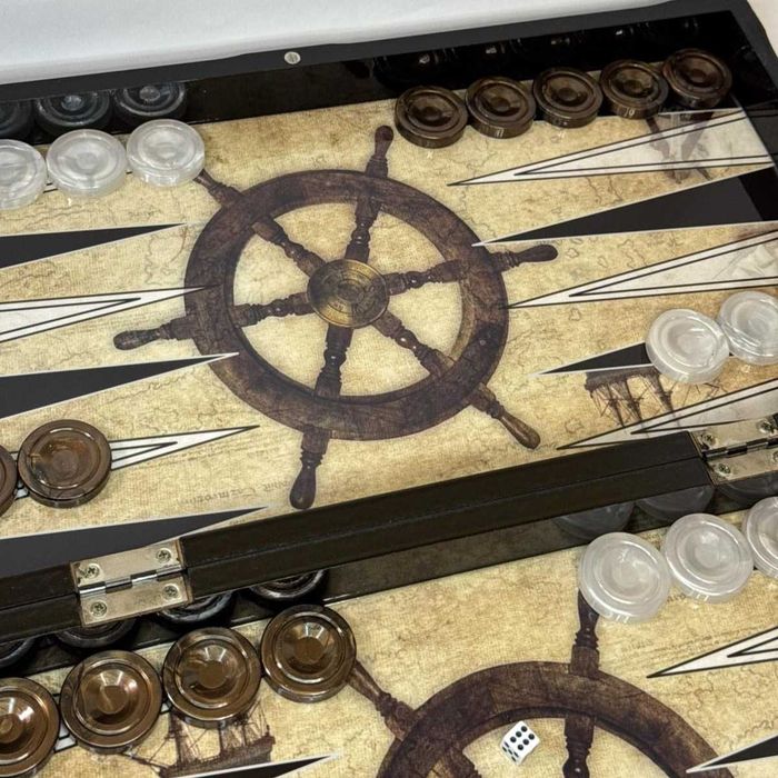 Голяма Табла за игра Лукс - 48X48 см ,лакирано дърво