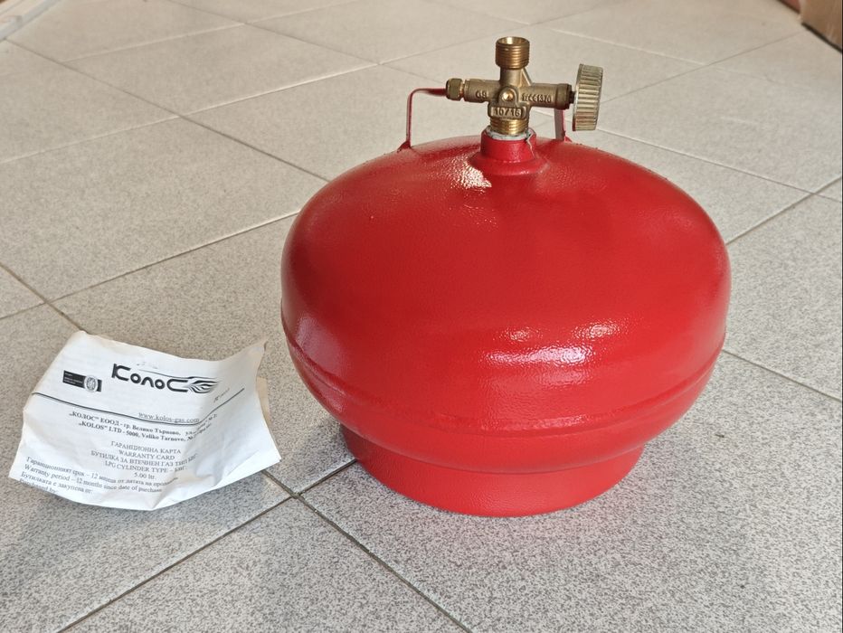 Нови! Газова бутилка 5 литра