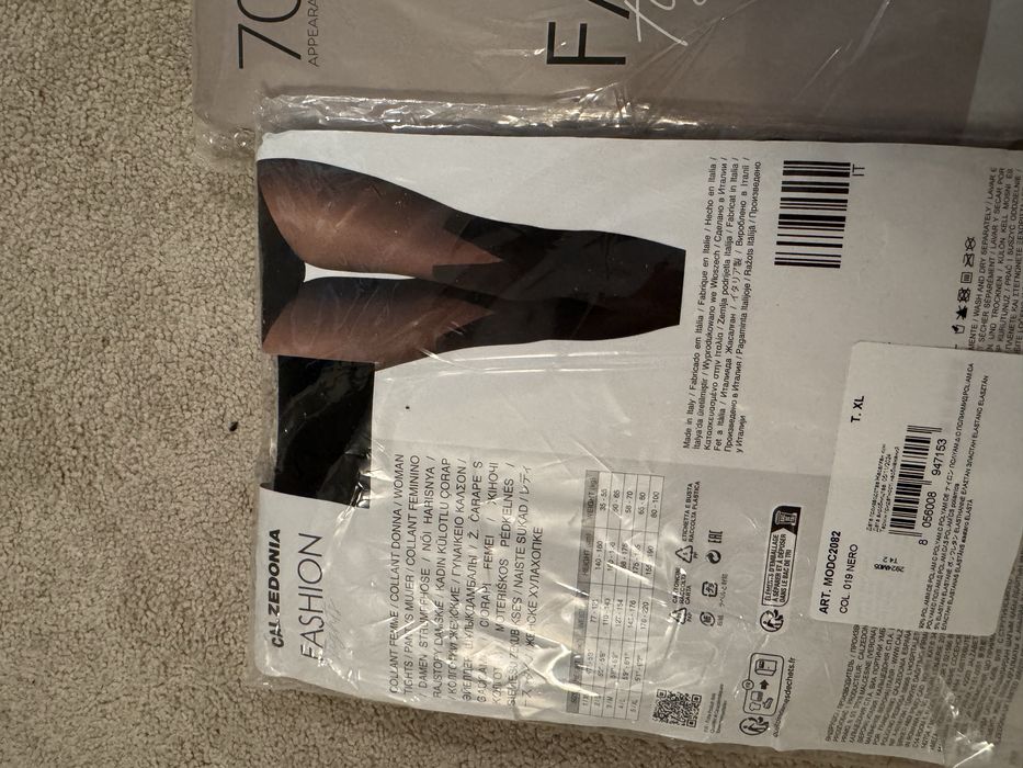 Lot 2 perechi dresuri negre marime XL Calzedonia