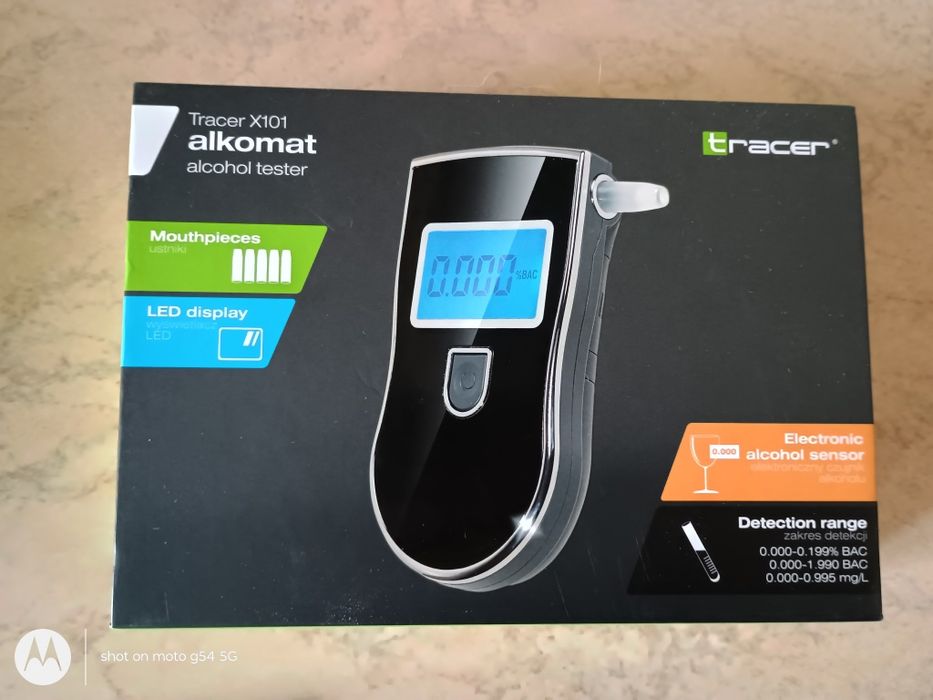 Нов прецизен дигитален  дрегер за алкохол  Tracer X101 Alcomat