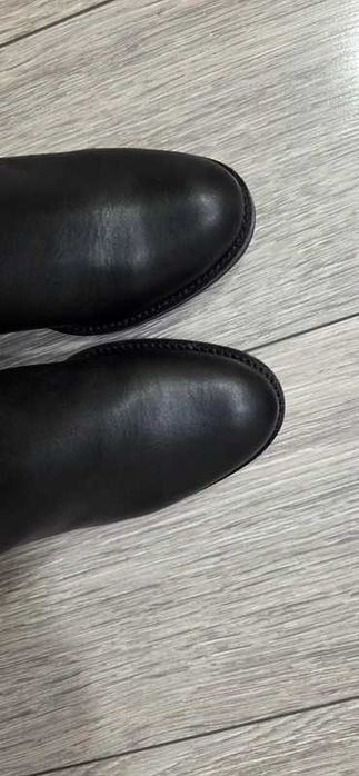 Cizme din piele naturala de calitate, Massimo Dutti, NOI