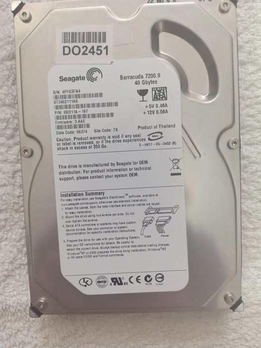 HDD Seagate,Maxtor,WD