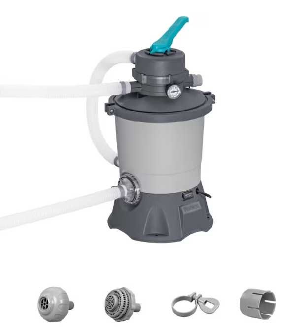 Pompa Filtrare Curatare Apa Piscina cu Nisip / Bile pentru piscine Intex Bestway Sistem Curatit 3596L/h + Furtune + LIVRARE GRATUITA AG