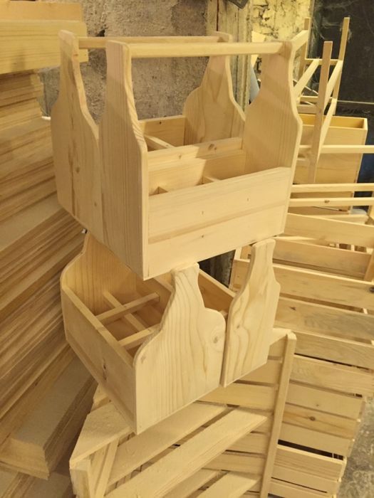 Ръчно изработена касетка за бира