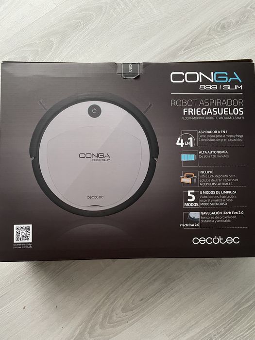 Прахосмукачка робот Conga 899 slim