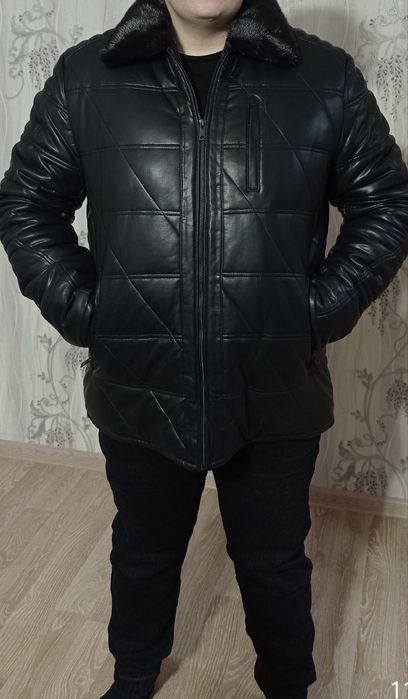 Продам куртку мужскую кожа
