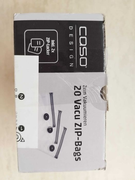 CASO Vacu ZIP-торбички 20 x 23 см вакуумни торбички за храна