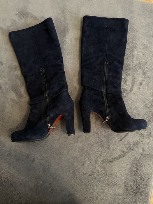 Cizme imitatie piele intoarsa 37/38