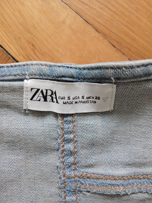 Дънков топ ZARA размер S
