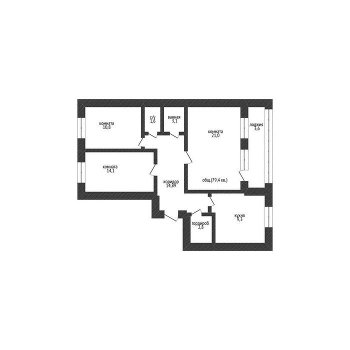 Продам 3 комнатную квартиру