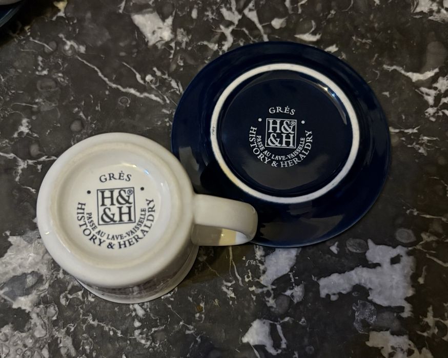 Set 3 Cești Espresso H&H (History & Heraldry)