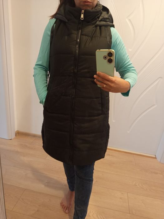 Дълга грейка с качулка