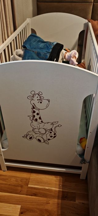 Vând pătuț copil complet cu saltea bambus