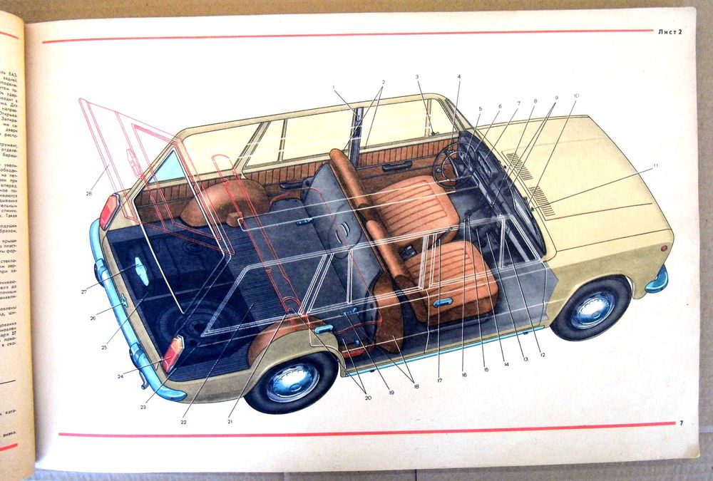 ВАЗ 2101 и др. – Многокрасочный альбом 1986 г.