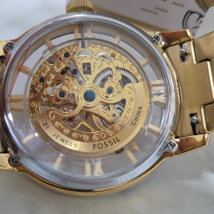 Ceas Fossil Townsman ME3280 AUTOMATIC Auriu Barbatesc, NOU la Cutie Zeus Amanet Rahova 35730