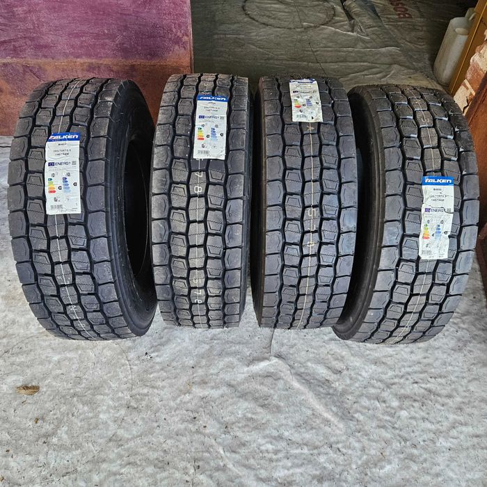 4Нови тежкотоварни гуми 285/70R19.5 Falken BI856 146/144Mmade in Japan