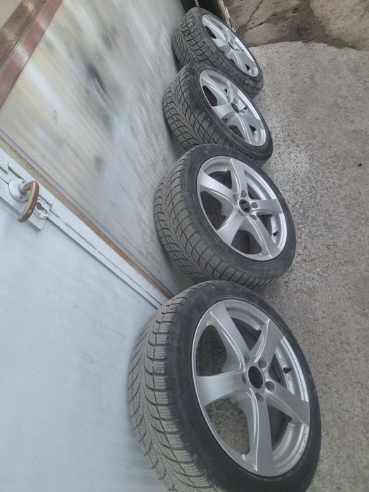 Doua seturi jante Skoda vw passat R16 si audi R17 5×112