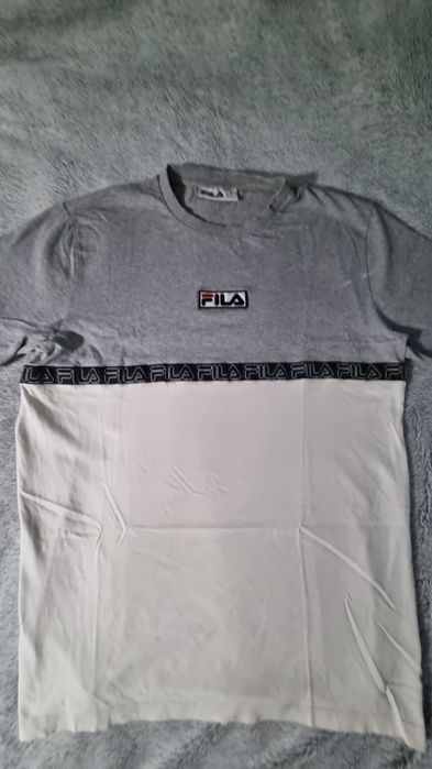 Tricou FILA multicolor gri/alb pentru barbați