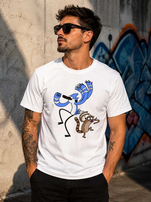 Cartoon тениски с щампи | Regular Show | Streetwear