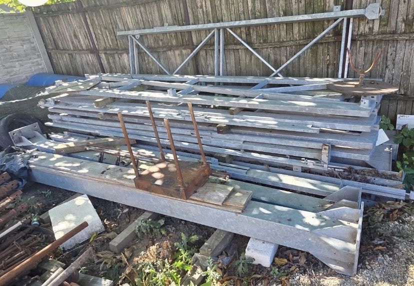 Hala metalica galvanizata prefabricata