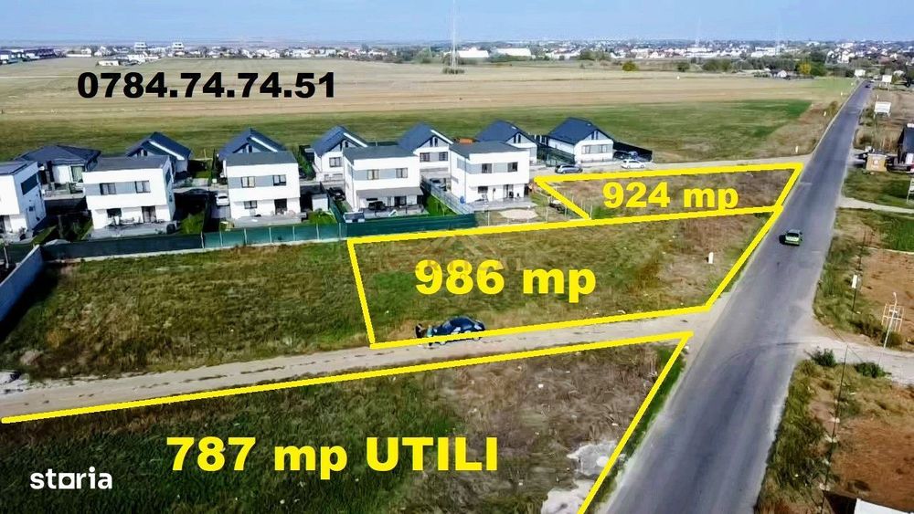 Teren ideal pentru spatiu comercial - comuna Berceni