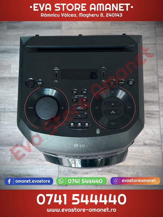LG XBOOM RNC5 Sistem Audio Bluetooth Karaoke 2xUSB DJ