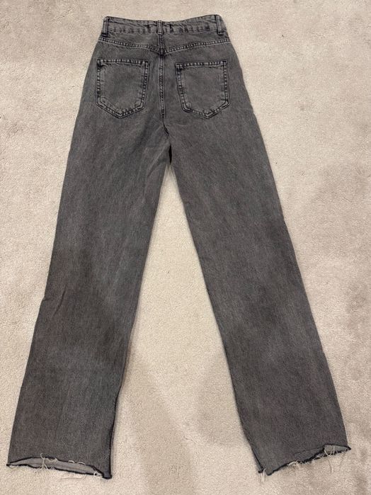 Сиви широки дънки