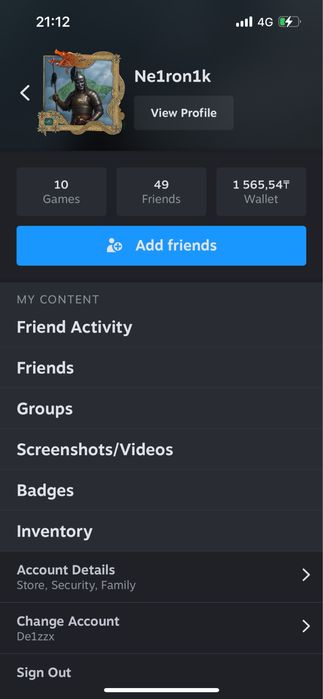 Продам Steam аккаунт