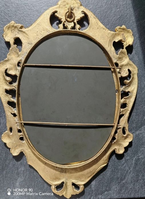 Oglinda antica ,alama/ bronz aurit