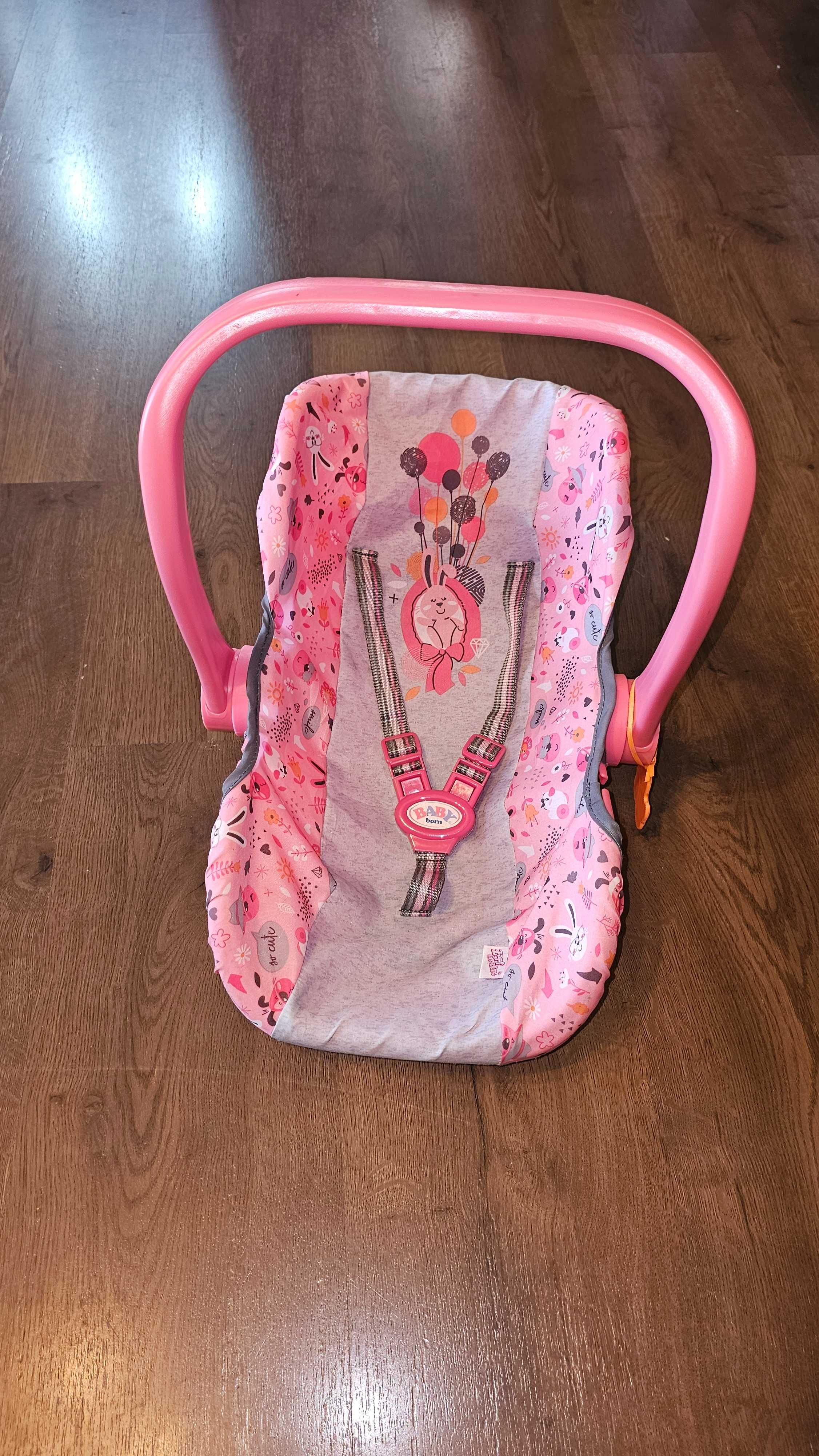 Столче за кола и шезлонг за кукла 2в1 BABY Born с висяща играчка гр ...