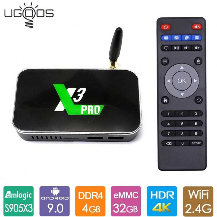 Смарт ТВ приставка (TV Box) Ugoos X3 Pro