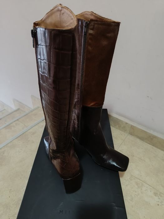 Дамски ботуши от естествена кожа НОВО!