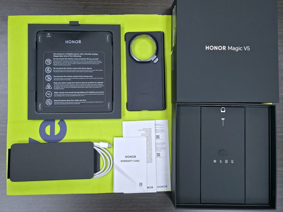 КАТО НОВ 512GB Honor Magic V5 5G Yettel Гаранция 2028г. Black | Черен