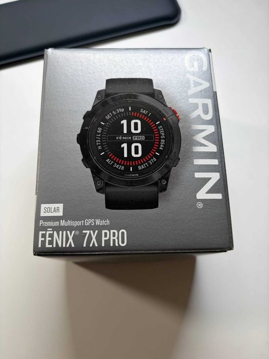 GARMIN FENIX 7X PRO SOLAR 51 MM — YANGI, rasmiy Garmin mahsuloti!