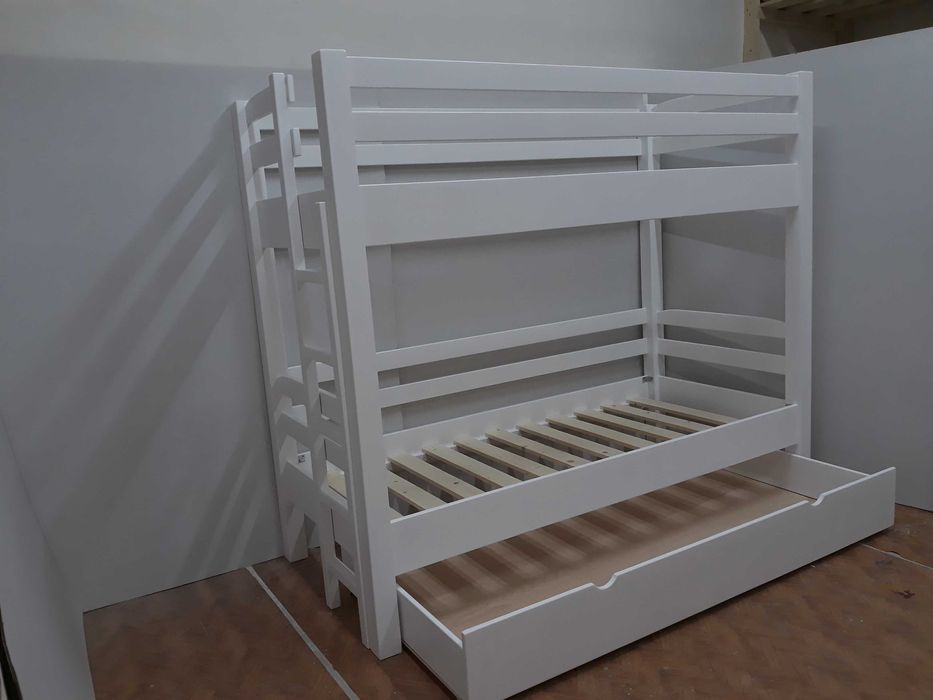 TRANSPORT GRATUIT.Pat etajat-supraetajat din lemn masiv.Cod 2028
