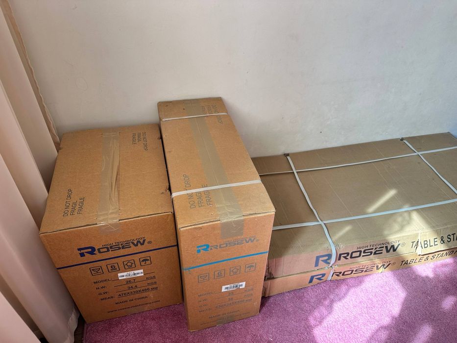 Yangi Rosew GC8800D va S41-4 komplekt sanoat tikuv mashinalari (Pachka