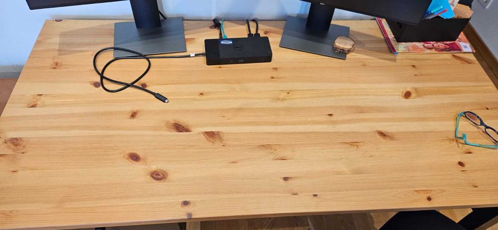 Vand birou lemn masiv IKEA ARKELSTORP 150x60