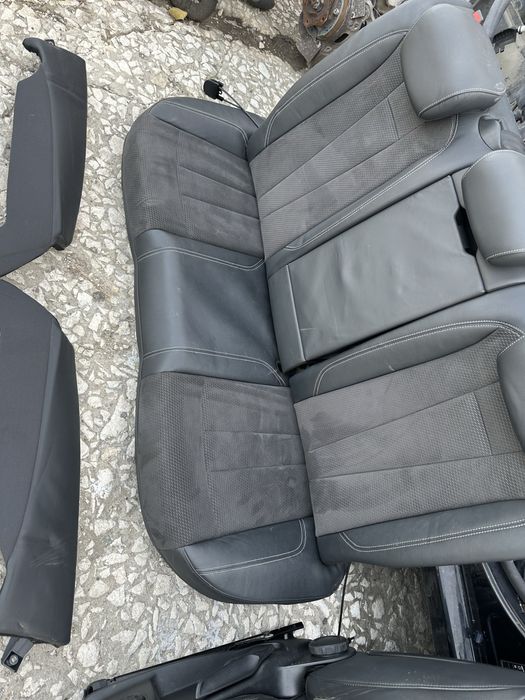 Кожен салон с плат Audi A4 sline 8w 2018g подгрев перфектен ном400