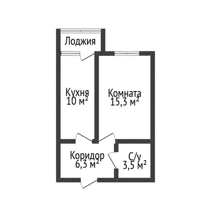 Береке 44 кв 19,5 млн 2-5 этаж