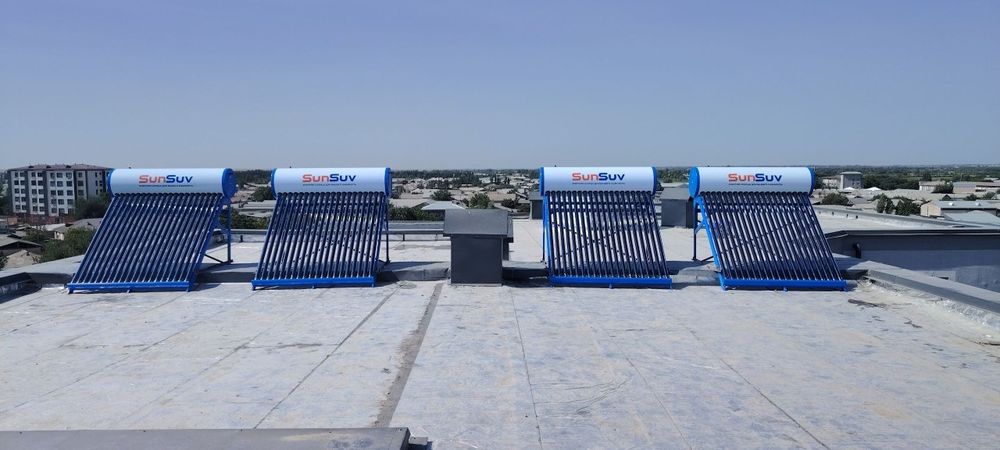 Солнечный Водонагреватель без давлением 100л